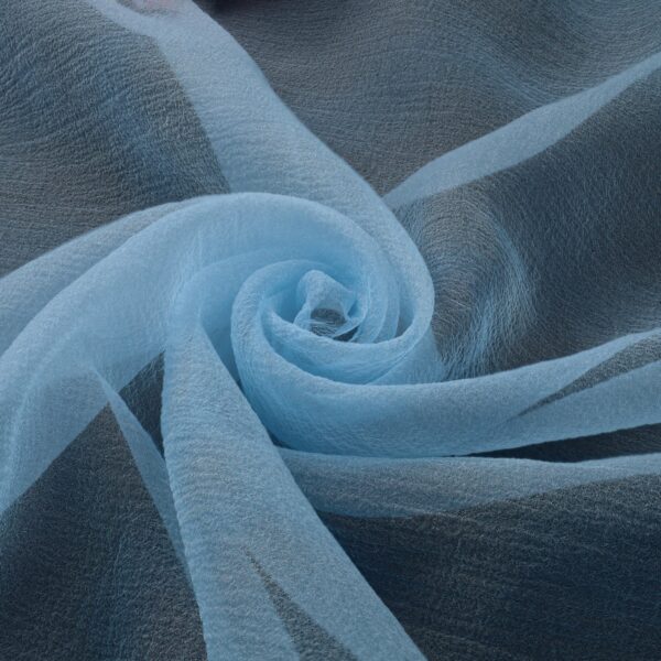 Organza Creponne - Celeste