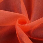 Organza Creponne - Arancio - Mezzo Metro