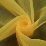 Organza Creponne - Giallo - Mezzo Metro
