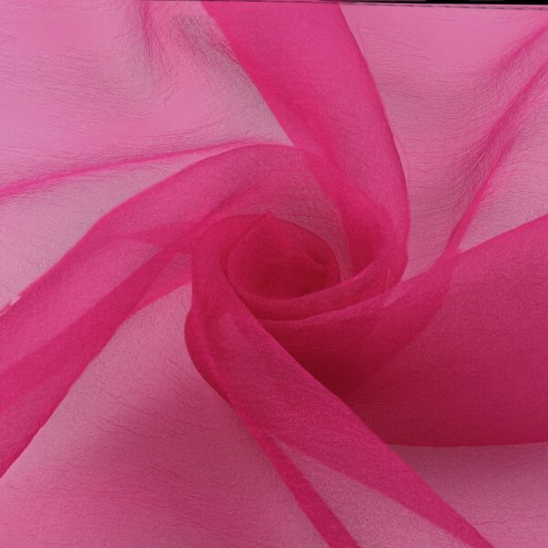 Organza Creponne - Fucsia Scuro