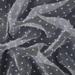Organza Plumetis - Bianco Seta - Mezzo Metro