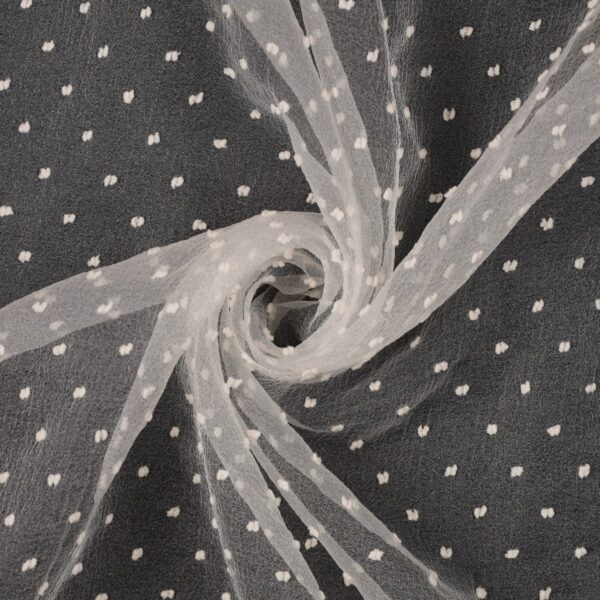 Organza Plumetis - Panna - Mezzo Metro