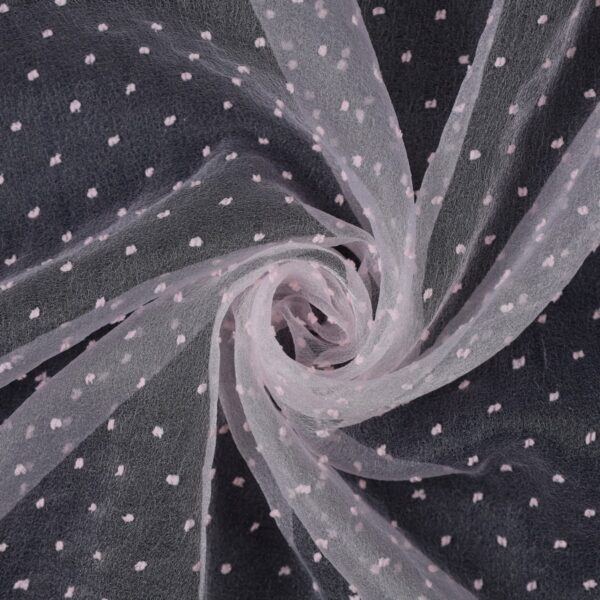Organza Plumetis - Rosa Baby