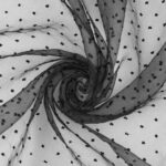 Organza Plumetis - Nero
