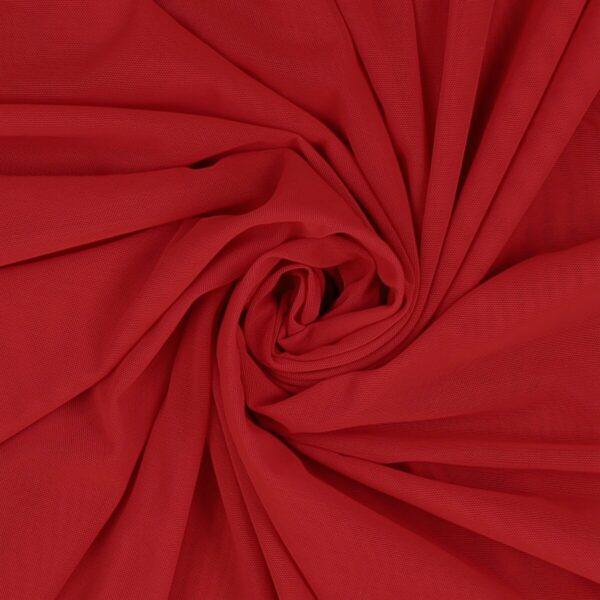 Tessuto Mesh (Tulle) Bielastico - Rosso Mela