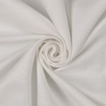 Tessuto Piquet di Cotone Unito - Bianco - Mezzo Metro