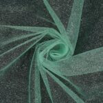 Tessuto Tulle Glitter al Metro - Tiffany