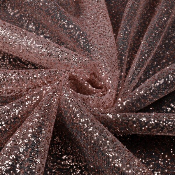 Tulle Glitter Diamante - Rosa Antico Glitter Rosa