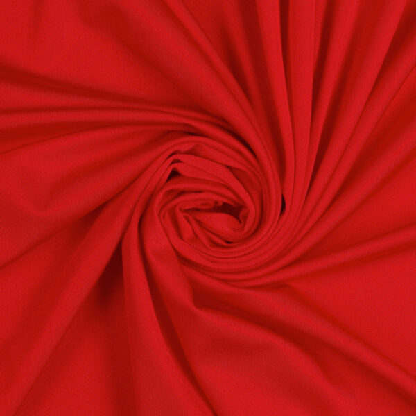 Tessuto Lycra Lucida Elasticizzata - Rosso