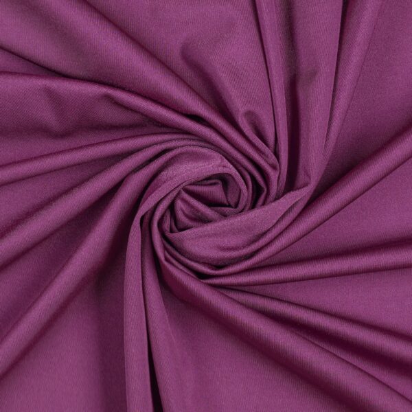 Tessuto Lycra Lucida Elasticizzata - Prugna