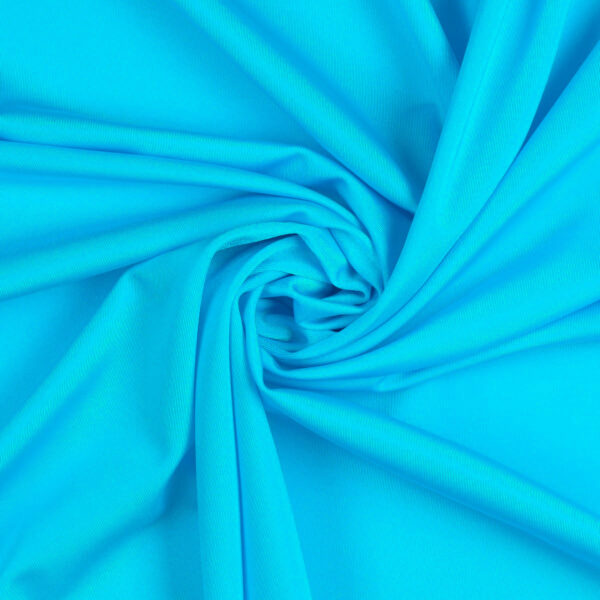 Tessuto Lycra Lucida Elasticizzata - Mediterraneo - Mezzo Metro