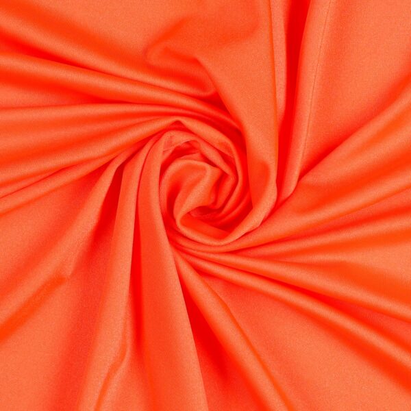 Tessuto Lycra Lucida Elasticizzata - Arancio Fluo