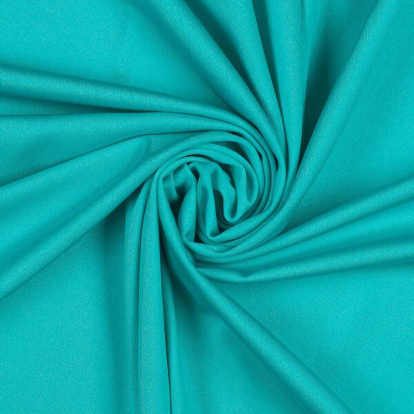 Tessuto Lycra Lucida Elasticizzata - Ciano - Mezzo Metro