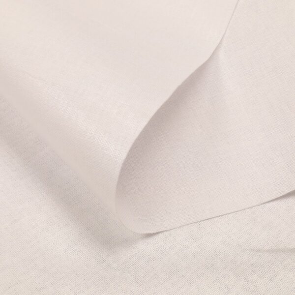 Tessuto Termoadesivo in cotone colore Bianco