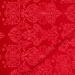 Velluto Monoelastico Imprimé Champions - Rosso