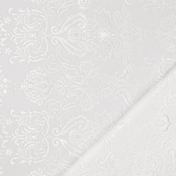 Velluto Monoelastico Imprimé Champions - Bianco