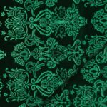 Velluto Monoelastico Imprimé Champions - Verde