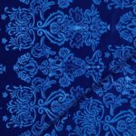Velluto Monoelastico Imprimé Champions - Blu Royal
