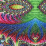 Lycra Fantasia Spirale - al Metro - Disegno 20.012 - Colore C - Glitter Argento