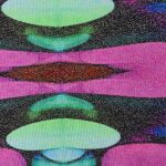 Lycra Fantasia Astratta - al Metro - Disegno 20.013 - Colore B - Glitter Argento