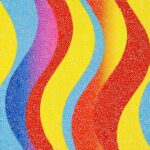 Lycra Fantasia Rainbow - Disegno 20.017 - Colore B - Glitter Argento