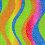 Lycra Fantasia Rainbow - Disegno 20.017 - Colore C - Glitter Argento