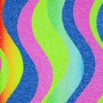 Lycra Fantasia Rainbow - Disegno 20.017 - Colore D - Glitter Argento