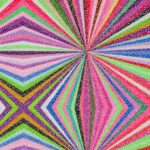 Lycra Fantasia Rainbow - Disegno 20.021 - Colore A - Glitter Argento