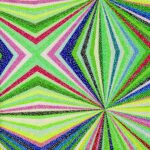 Lycra Fantasia Rainbow - Disegno 20.021 - Colore B - Glitter Argento