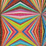 Lycra Fantasia Rainbow - Disegno 20.021 - Colore C - Glitter Argento