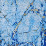 Lycra Fantasia Astratta - al Metro - Disegno 20.022 - Colore D - Glitter Blu