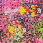 Lycra Fantasia Rainbow - Disegno 20.026 - Colore A - Glitter Argento