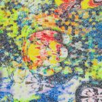 Lycra Fantasia Rainbow - Disegno 20.026 - Colore B - Glitter Argento