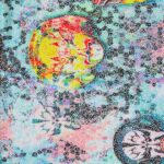 Lycra Fantasia Rainbow - Disegno 20.026 - Colore C - Glitter Argento