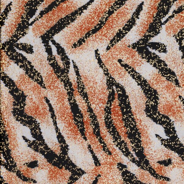 Lycra Fantasia Animalier - al Metro - Disegno 20.029 - Tigre - Tipo B - Glitter Oro