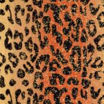 Lycra Fantasia Animalier - al Metro - Disegno 20.034 - Leopardo - Tipo A - Glitter Oro