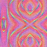 Lycra Fantasia Rainbow - Disegno 20.035 - Colore A - Glitter Argento