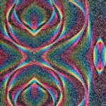 Lycra Fantasia Rainbow - Disegno 20.035 - Colore D - Glitter Argento