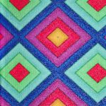 Lycra Fantasia Rainbow - Disegno 20.040 - Colore C - Glitter Argento