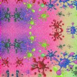 Lycra Fantasia Astratta - al Metro - Disegno 20.044 - Colore B - Glitter Argento