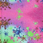 Lycra Fantasia Astratta - al Metro - Disegno 20.044 - Colore D - Glitter Argento