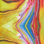 Lycra Fantasia Astratta - al Metro - Disegno 20.046 - Colore C - Glitter Argento