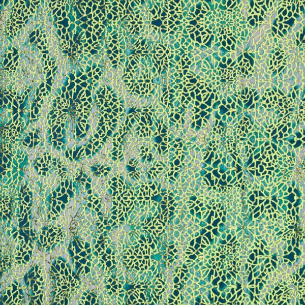 Lycra Fantasia Animalier - al Metro - Disegno 20.050 - Maculato Stretto - Verde Placcatura Verde
