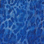 Lycra Fantasia Animalier - al Metro - Disegno 20.050 - Maculato Stretto - Blu Royal Placcatura Blu