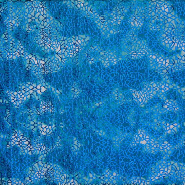 Lycra Fantasia Animalier - al Metro - Disegno 20.051 - Maculato Largo - Turchese Placcatura Turchese