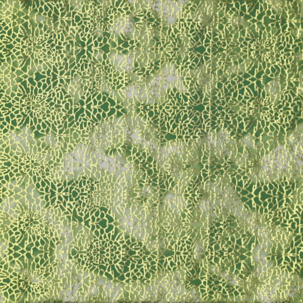 Lycra Fantasia Animalier - al Metro - Disegno 20.051 - Maculato Largo - Verde Placcatura Verde