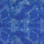 Lycra Fantasia Animalier - al Metro - Disegno 20.051 - Maculato Largo - Blu Royal Placcatura Blu