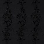 Lycra Fantasia Floccato Mata - Nero - Glitter Nero
