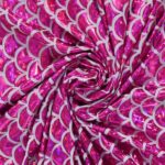 Lycra Fantasia Squamata Grande Fucsia
