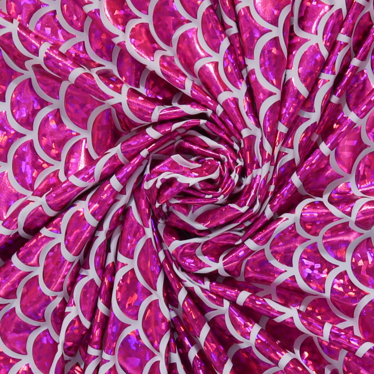 Lycra Fantasia Squamata Grande Fucsia